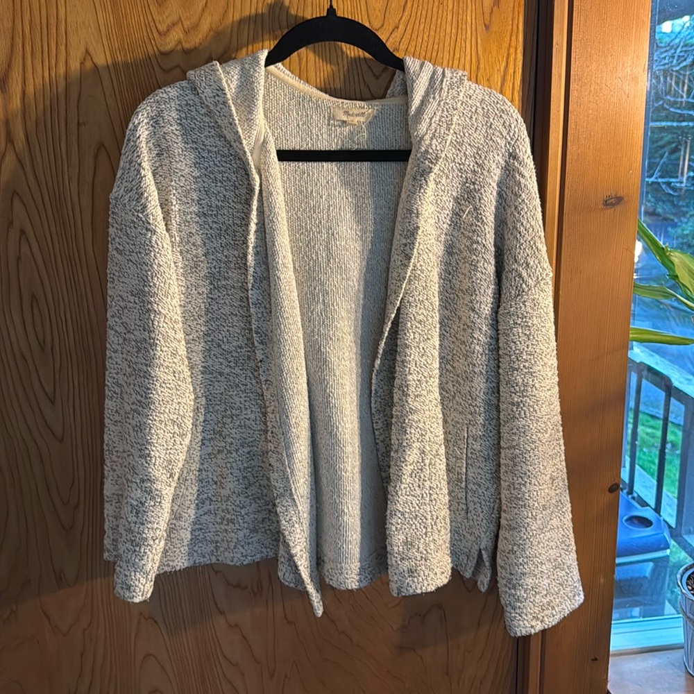 Open Sweater Cardigan with hood